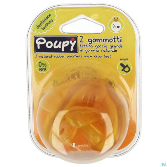 Sonora sucette tropsolide caoutchouc gm 9m