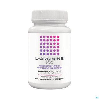 L arginine v-caps 120    pharmanutrics