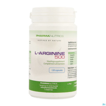 L arginine v-caps 120    pharmanutrics