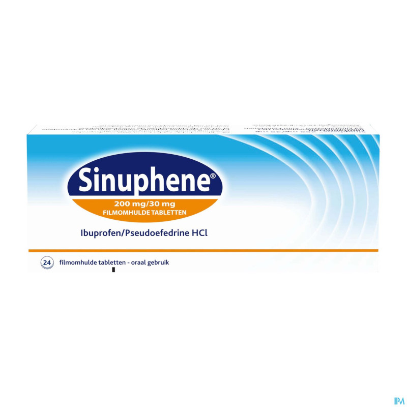 Sinuphene 200mg/30mg comp pell 24