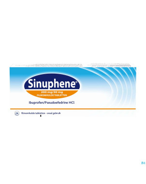 Sinuphene 200mg/30mg comp pell 24
