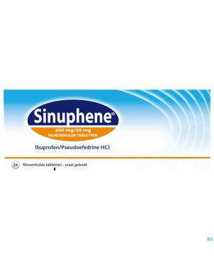 Sinuphene 200mg/30mg comp pell 24