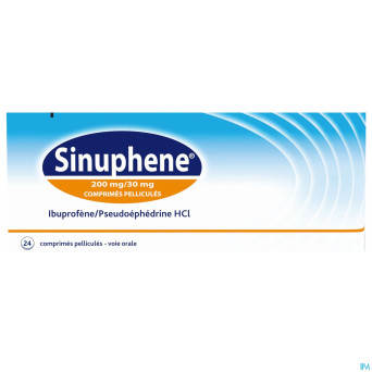 Sinuphene 200mg/30mg comp pell 24
