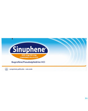 Sinuphene 200mg/30mg comp pell 24