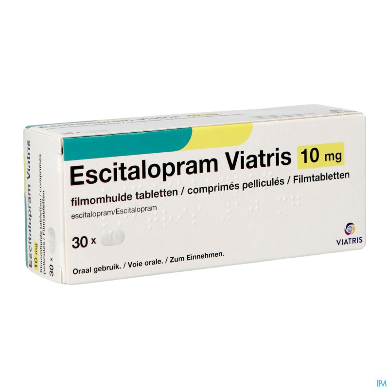 Escitalopram viatris 10mg comp pell 30