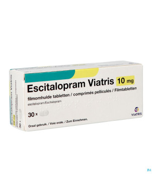 Escitalopram viatris 10mg comp pell 30