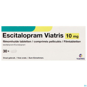 Escitalopram viatris 10mg comp pell 30
