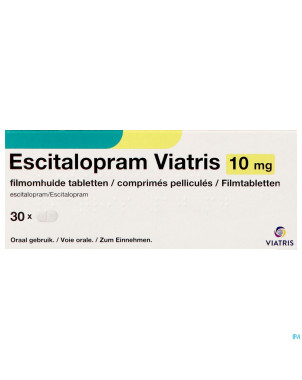 Escitalopram viatris 10mg comp pell 30