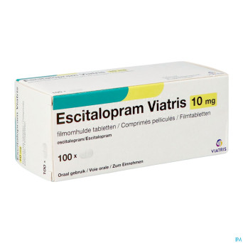 Escitalopram viatris 10mg comp pell 100