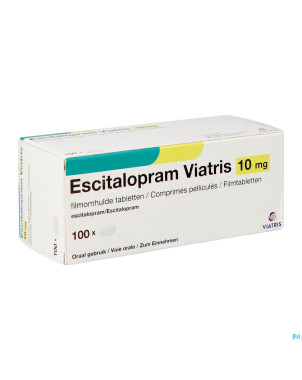 Escitalopram viatris 10mg comp pell 100