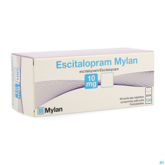 Escitalopram viatris 10mg comp pell 100