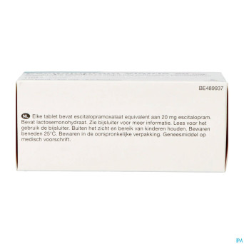 Escitalopram viatris 20mg comp pell 100
