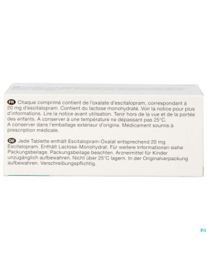 Escitalopram viatris 20mg comp pell 100