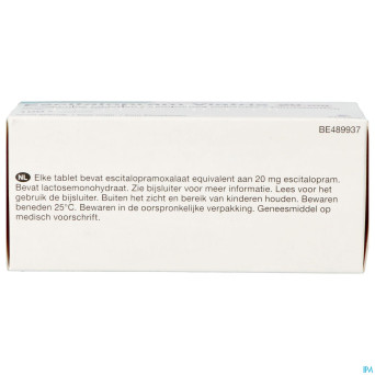 Escitalopram viatris 20mg comp pell 100