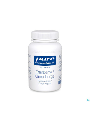 Pure encapsulations canneberge    caps 60