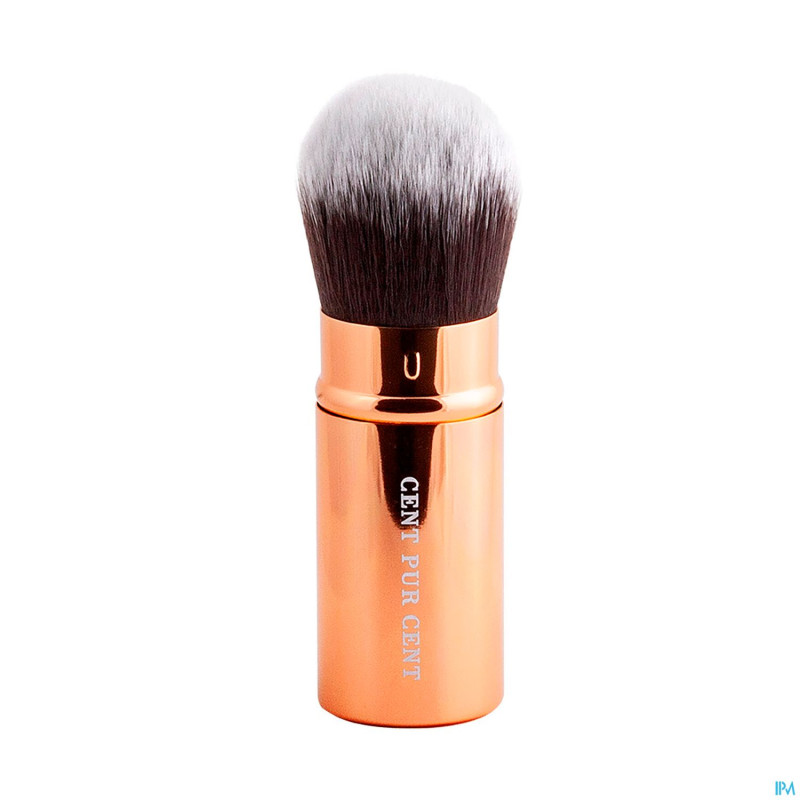 Cent pur cent pinceau kabuki retractable