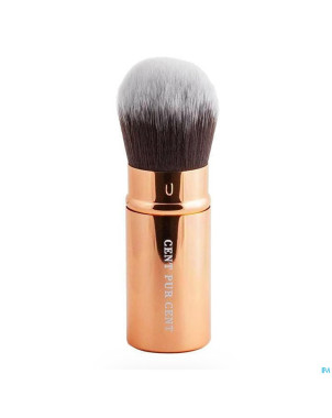 Cent pur cent pinceau kabuki retractable