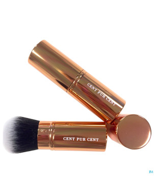 Cent pur cent pinceau kabuki retractable