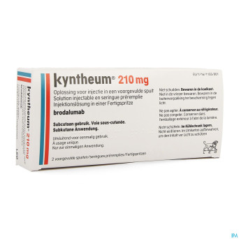 Kyntheum 210mg sol inj ser prer. 2x1,5ml 140mg/ml