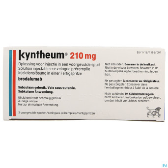 Kyntheum 210mg sol inj ser prer. 2x1,5ml 140mg/ml