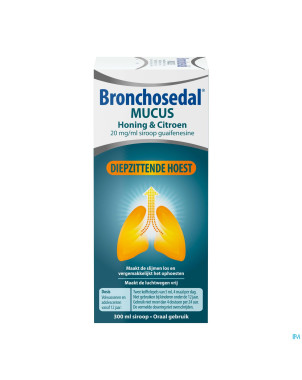 Bronchosedal mucus miel citron 300 ml 20 mg/ml
