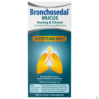 Bronchosedal mucus miel citron 300 ml 20 mg/ml