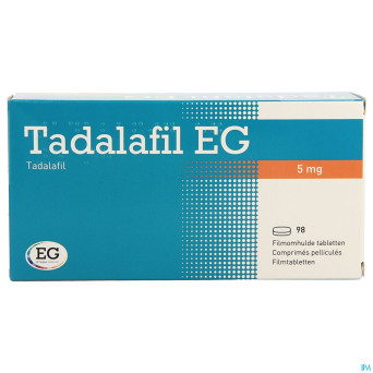 Tadalafil eg  5mg comp pell 98 x  5mg