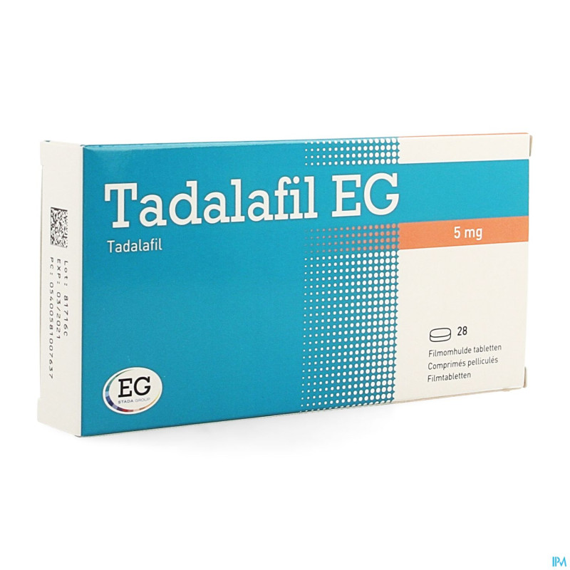 Tadalafil eg  5mg comp pell 28 x  5mg