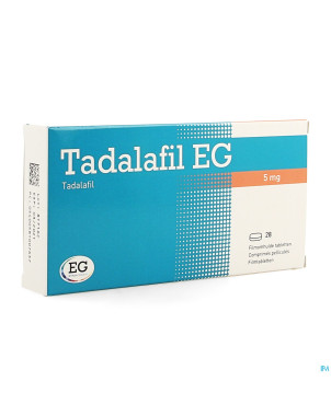 Tadalafil eg  5mg comp pell 28 x  5mg