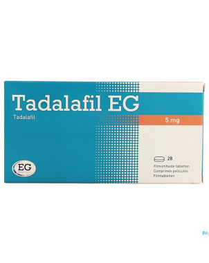 Tadalafil eg  5mg comp pell 28 x  5mg