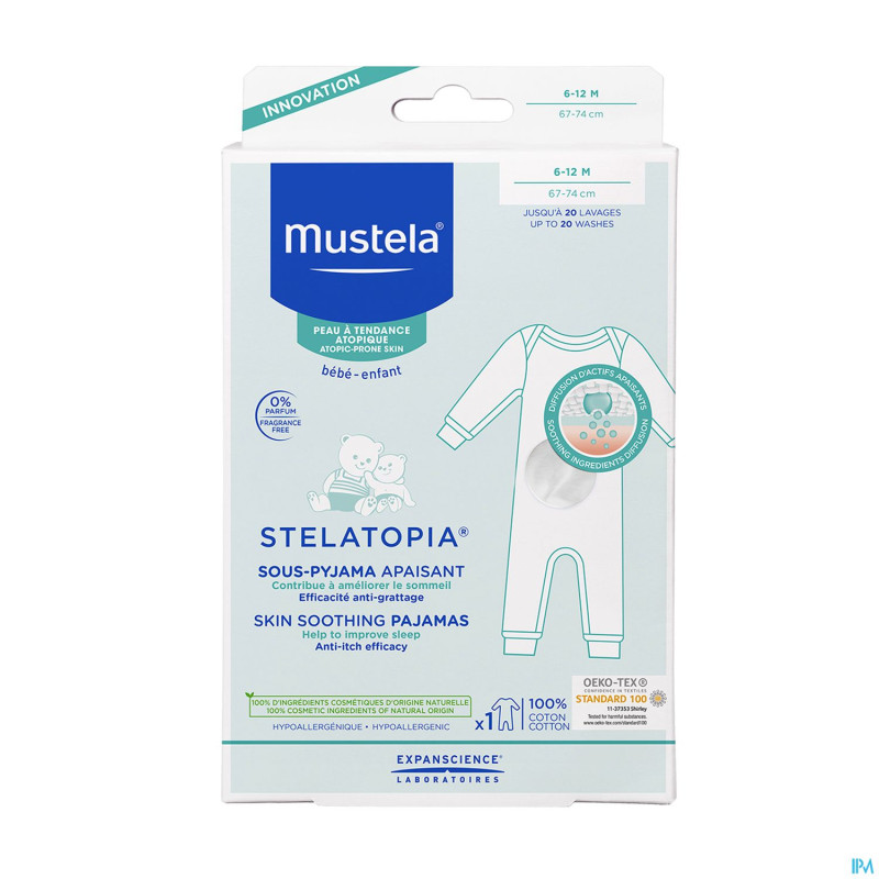 Mustela pa stelatopia sous pyjama apais. t1  6-12m