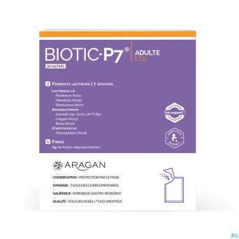 Aragan biotic p7 entero 30j caps 10