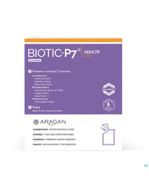 Aragan biotic p7 entero 30j caps 10