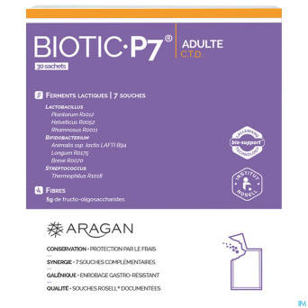 Aragan biotic p7 entero 30j caps 10