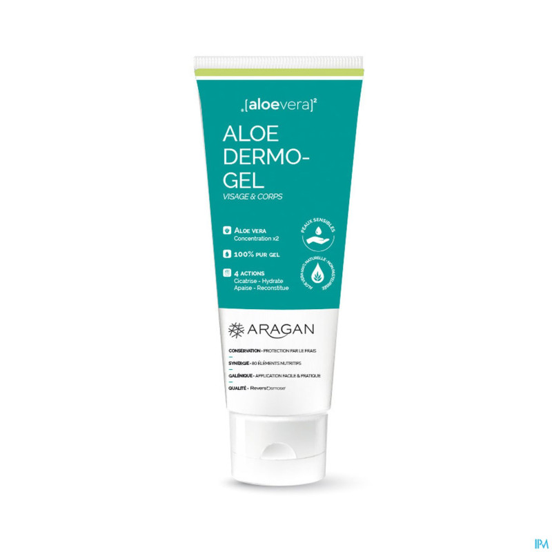 Aragan aloe dermo gel    tube 100ml
