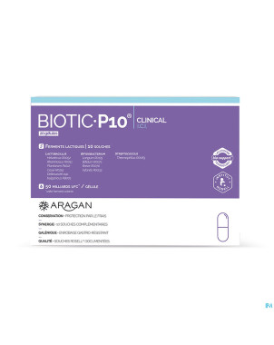 Aragan biotic p10 clinical  caps 20