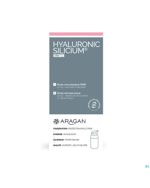 Aragan acide hyaluronique + silicium fl pompe 30ml