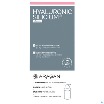 Aragan acide hyaluronique + silicium fl pompe 30ml