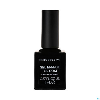 Korres km gel effect top coat  11ml