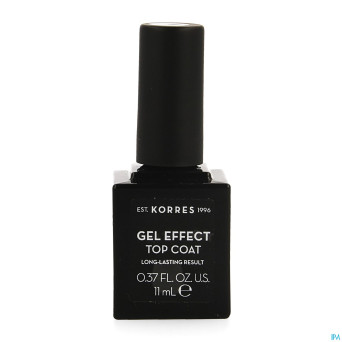 Korres km gel effect top coat  11ml