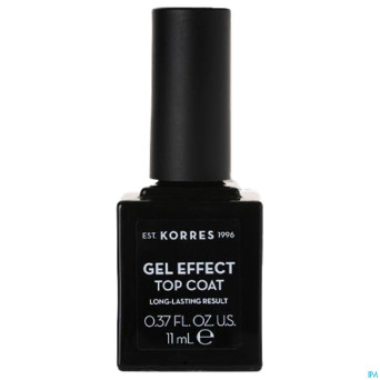 Korres km gel effect top coat  11ml