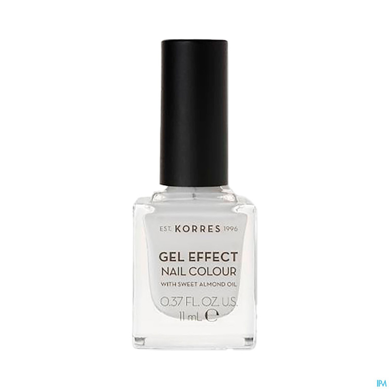 Korres km gel effect nail 01 blanc    11ml
