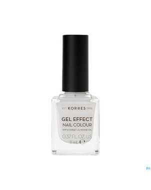 Korres km gel effect nail 01 blanc    11ml
