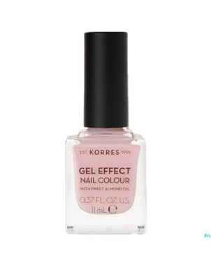 Korres km gel effect nail 05 candy pink    11ml