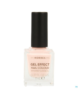Korres km gel effect nail 05 candy pink    11ml