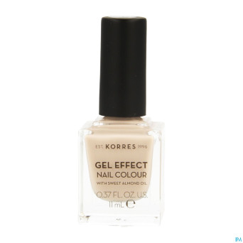Korres km gel effect nail 31 sandy nude 11ml