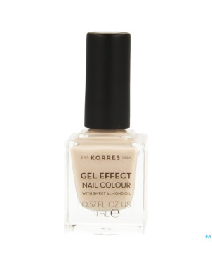 Korres km gel effect nail 31 sandy nude 11ml