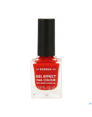 Korres km gel effect nail 48 coral red    11ml