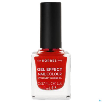 Korres km gel effect nail 48 coral red    11ml