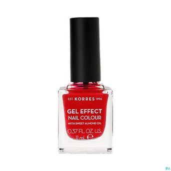 Korres km gel effect nail 51 rosy red    11ml